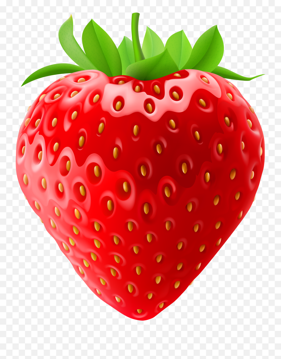 Download Strawberry Fruit Clipart - Transparent Background Strawberry Clipart Emoji,Fruit Clipart