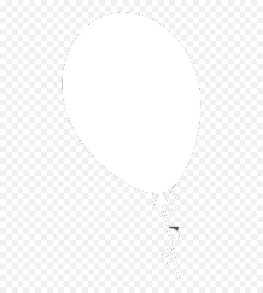 Black And White Balloons Png Svg Clip - White Icon Balloons Png Emoji,Balloon Clipart Black And White