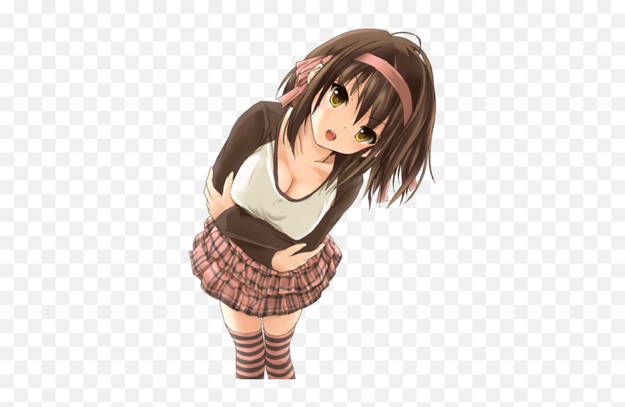 Download Black Anime Hair Png - Anime Girl Imagenes Png Emoji,Anime Girl Png