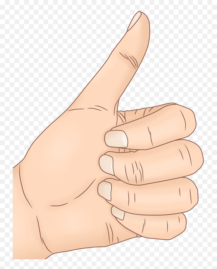 Thumbs Up Hand Nail - Free Image On Pixabay Sign Language Emoji,Nail Png