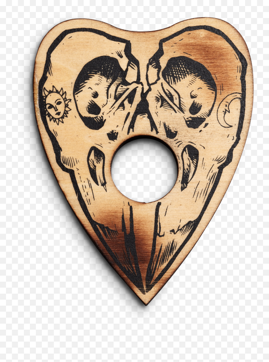 Ouija Board With Planchet - Heart Emoji,Ouija Board Png