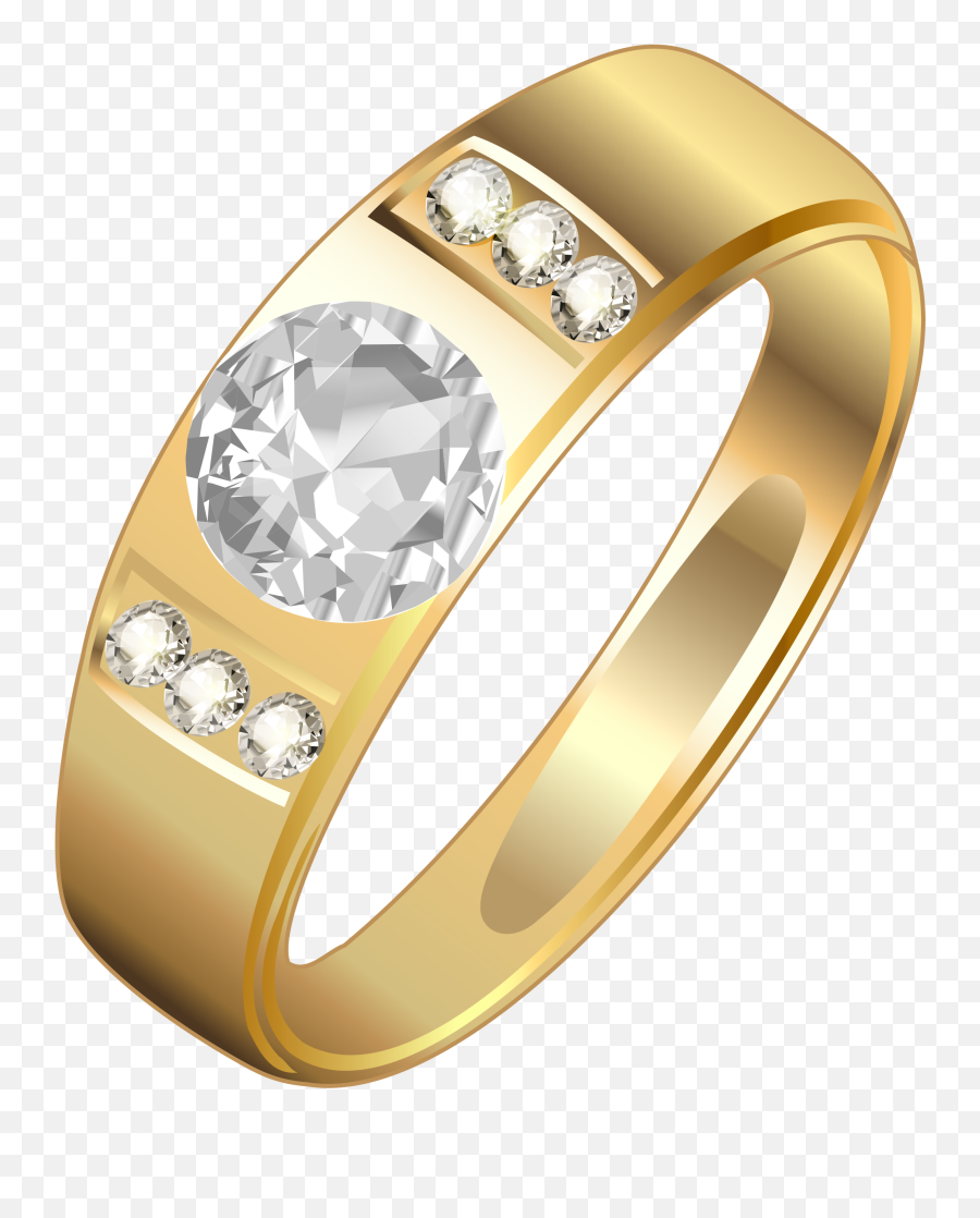 Gold Ring Png Image Wedding Rings Golden Ring Wedding Emoji,Ring Clipart