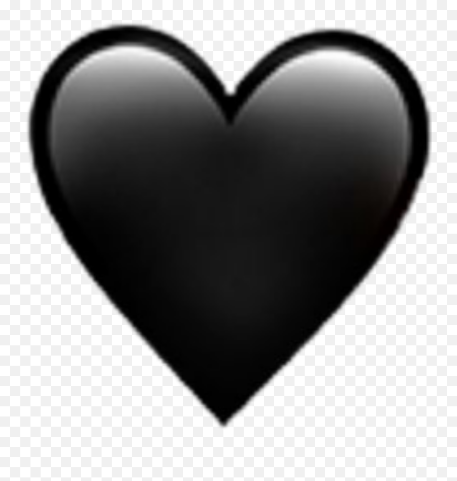 Download Hd White Heart Emoji Www - Black Heart Emoji Transparent,Black Heart Emoji Png