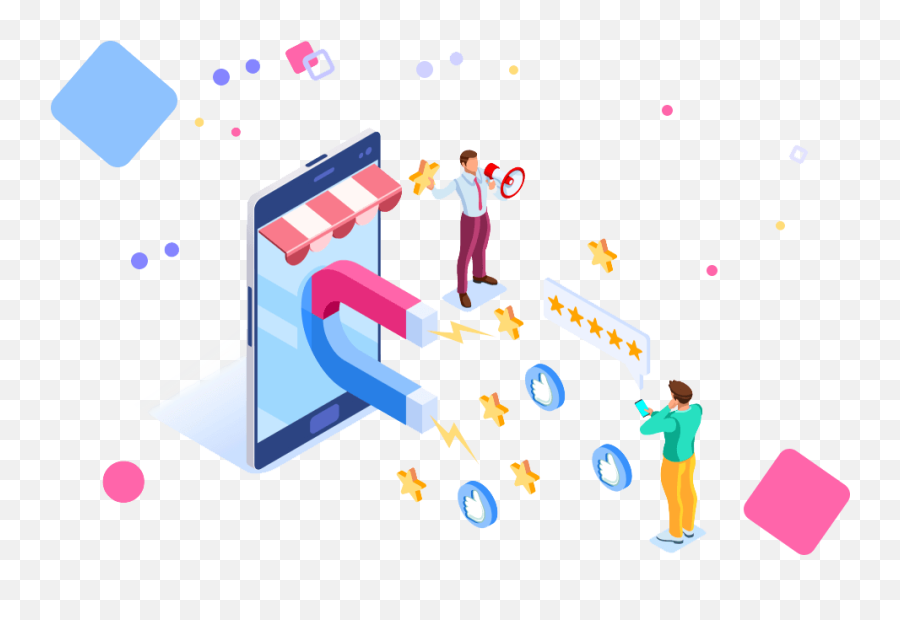 Interactive Marketing Tools - Customer Engagement Illustration Png Emoji,Review Png