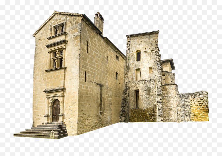 Free Photo Building Entrance Old Ruins Windows House Stairs - Château De Magrin Emoji,Ruins Png