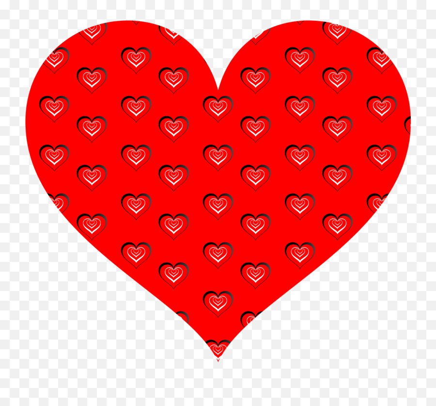 Red Heart With Thin Black Outline Clip Art At Clker Emoji,Red Slash Png