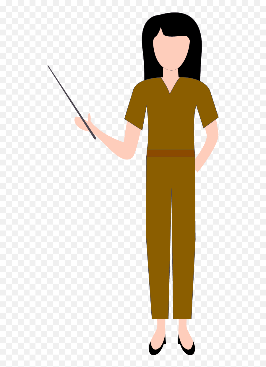 Teacher Woman Character Illustration Emoji,Boho Girl Clipart