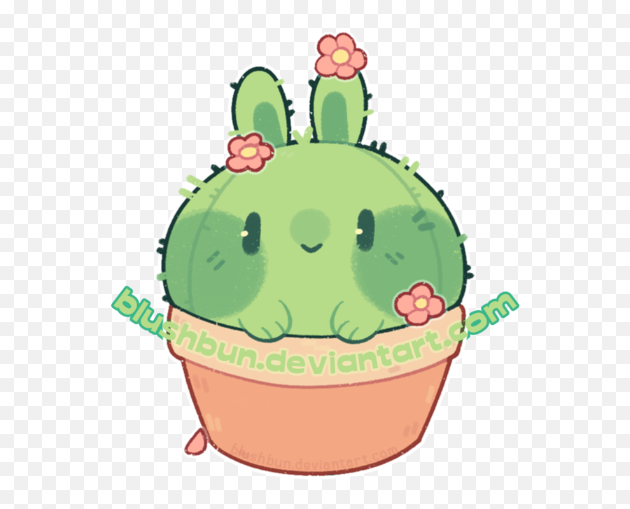 Cactus Bun - Cactus Png 600x678 Png Clipart Download Cute Cactus Transparent Emoji,Cactus Png