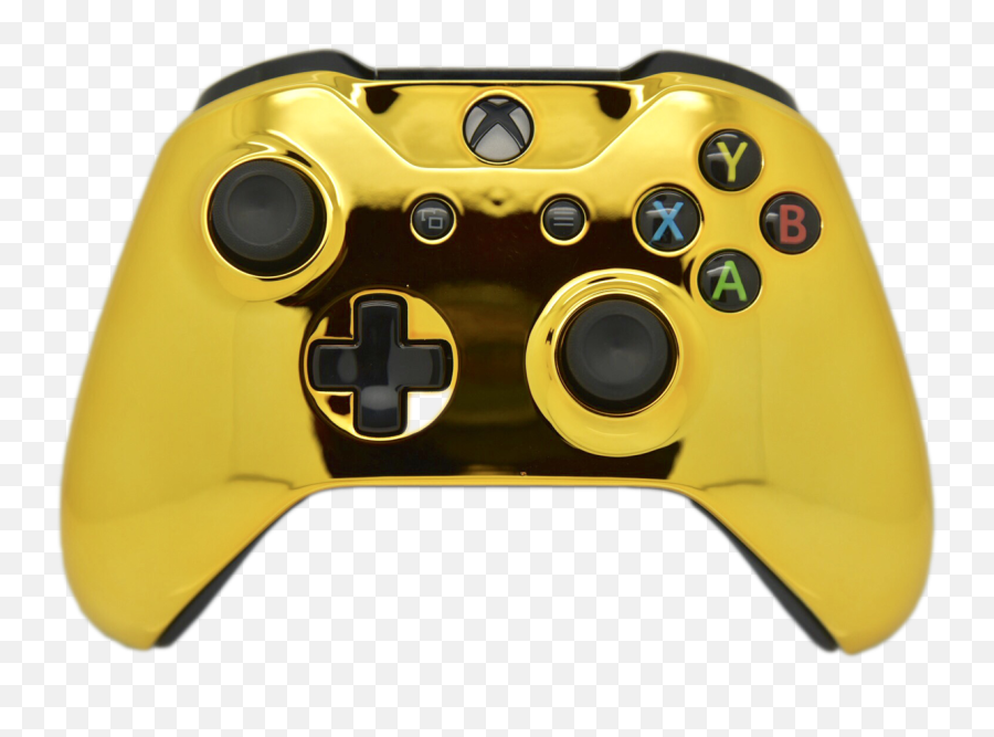Gold Chrome Xbox One S Controller Emoji,Xbox One S Logo