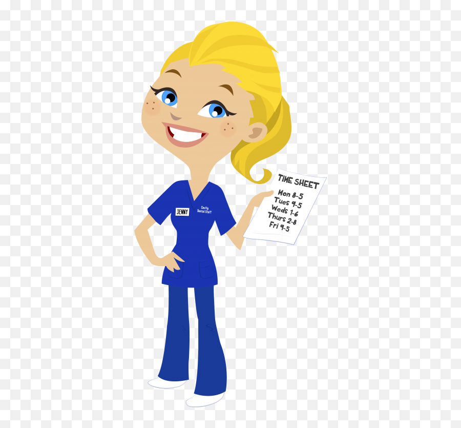 Nurse Clipart Blonde Hair - Nurses Transparent Cartoon Emoji,Nurse Clipart
