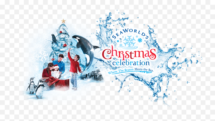Christmas Celebration - Christmas Celebration Emoji,Seaworld Logo