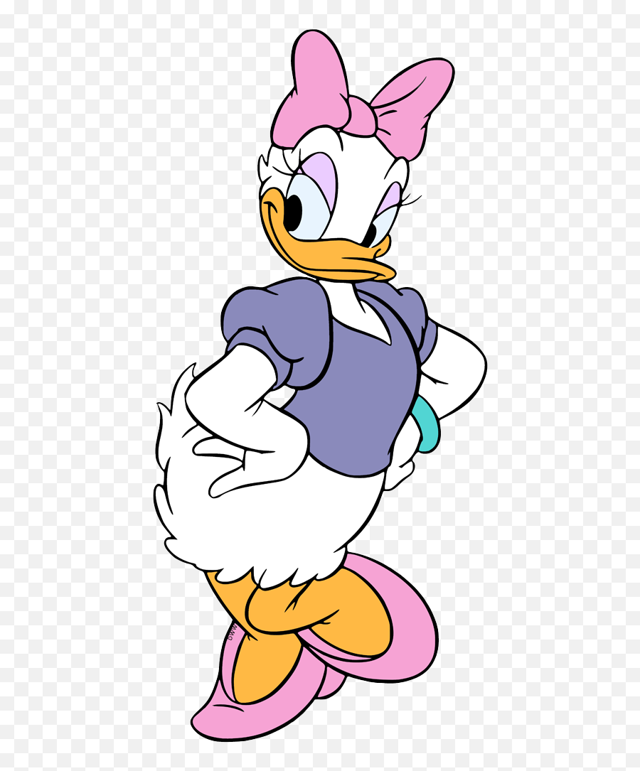 Daisy Duck Clip Art - Daisy Duck Emoji,Duck Clipart