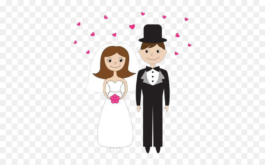 View All Images At Bonecos Casamento Folder Wedding Album - Couple Getting Married Clipart Emoji,Wedding Bells Clipart