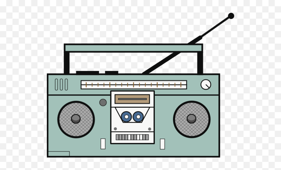 Free Tape Recorder Clip Art U0026 Customized Illustration - Portable Emoji,Cassette Tape Clipart