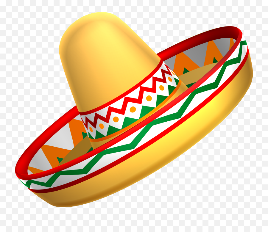 Download Mexican Sombrero Hat Clipart Png Photo - Transparent Background Sombrero Clipart Emoji,Maracas Clipart