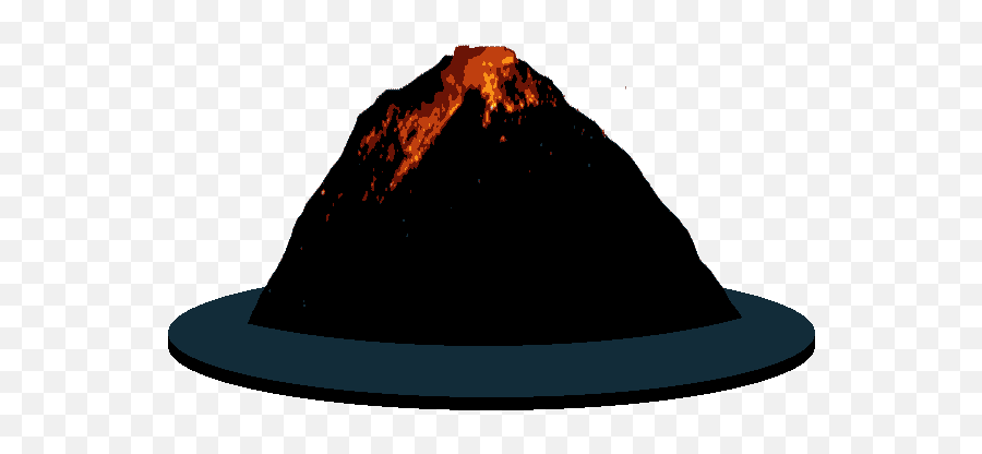 Transparent Volcano Gif Animation Clipart - Full Size Volcano Emoji,Transparent Smoke Gif