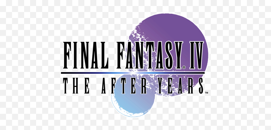 The After - Final Fantasy Iv The After Years Logo Emoji,Final Fantasy Iv Logo