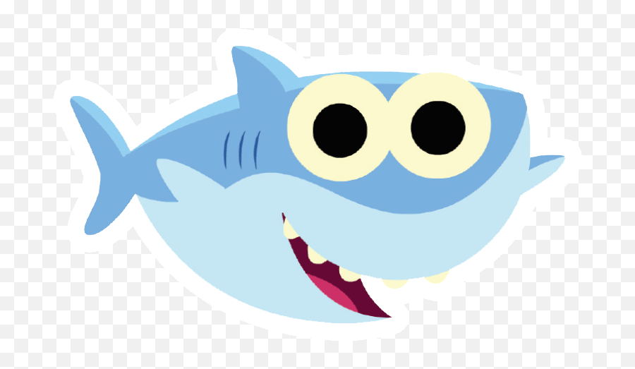 Blue Baby Shark Clip Art 5 - Happy Emoji,Baby Shark Clipart