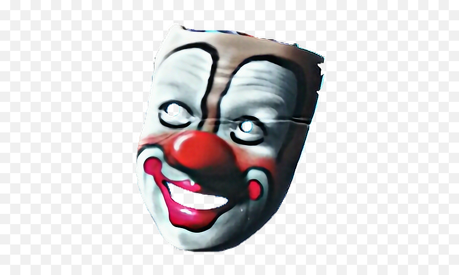 Mask Clown Face Disguise Carnival Freetoedit - Clown Happy Emoji,Clown Face Png