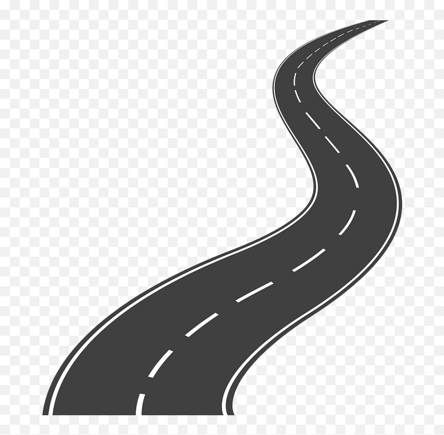Road Clipart - Winding Road Transparent Emoji,Winding Road Clipart