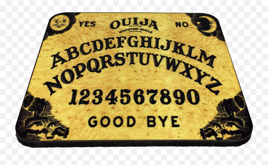 Ouija Board Drink Coaster - She Never Looked Better Emoji,Ouija Board Png