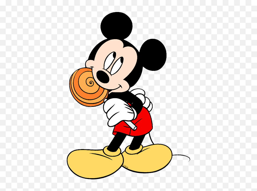 Mickey Mouse Eating Png Free Mickey - Disegni Da Colorare Lecca Lecca Emoji,Mickey Head Png