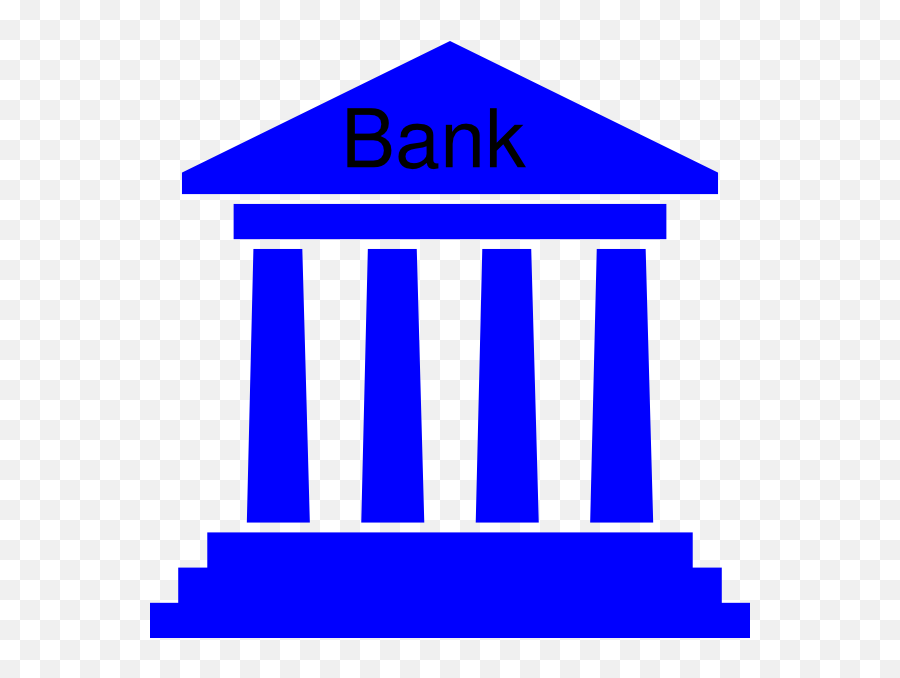 Bank Clip Art - Clipartandscrap Bank Blue Emoji,Banker Clipart