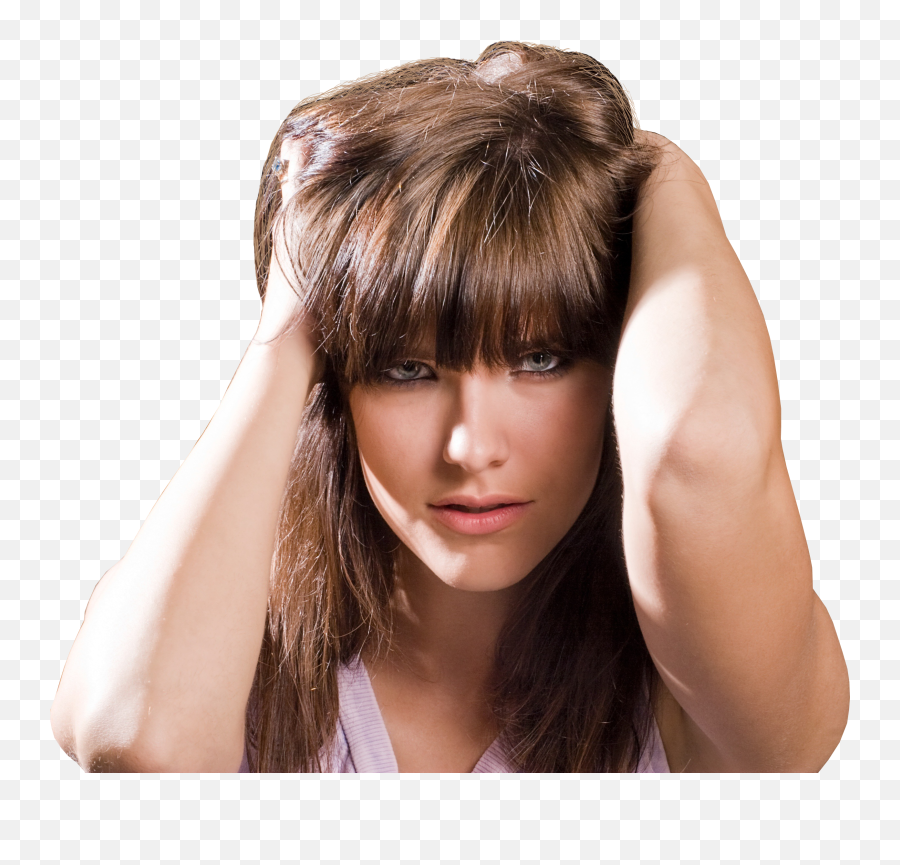 Girl Hairs Style Model Pose Candid Photo Woman - Hair Pose Style Girl Emoji,Hair Model Png