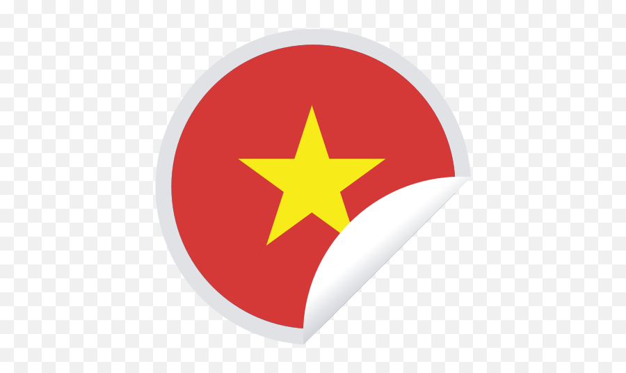 Vietnam Flag Peeling Sticker In 2021 Vietnam Flag Flag Emoji,Vietnam Logo