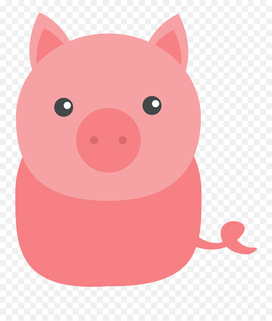 Download Cute Pig Art - Icon Cartoon Pig Png Full Size Png Emoji,Piglet Png