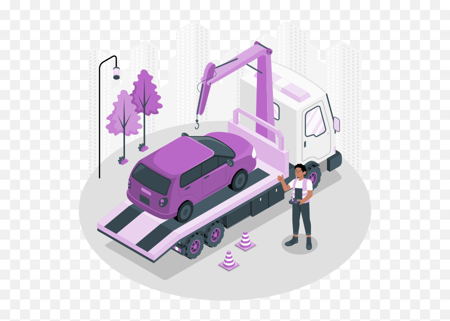 Towing Customizable Isometric Illustrations Amico Style Emoji,Towing Clipart