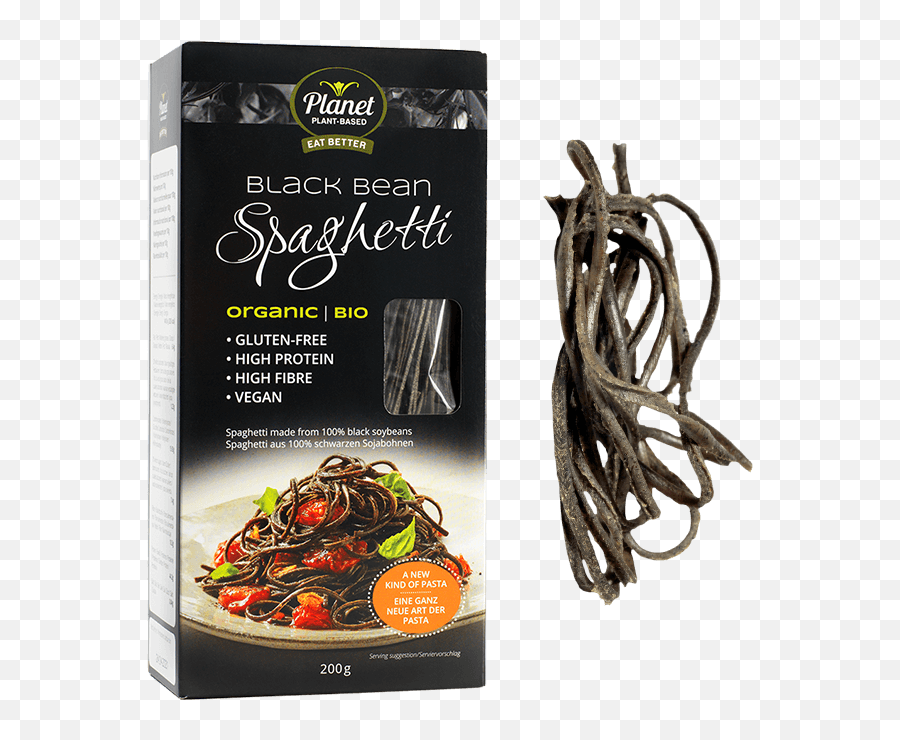 Organic Black Bean Spaghetti U2013 Planet Plant - Based Emoji,Transparent Spaghetti