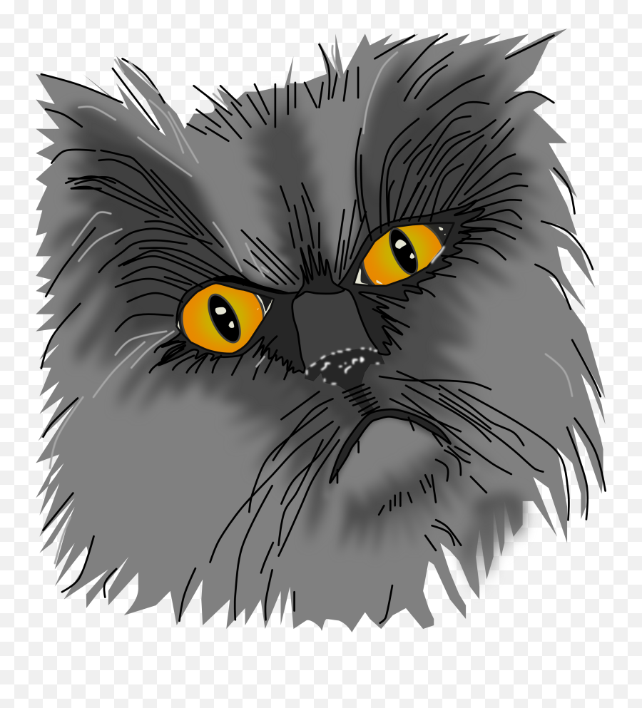 A Grumpy Cat Vector Emoji,Cat Face Logo
