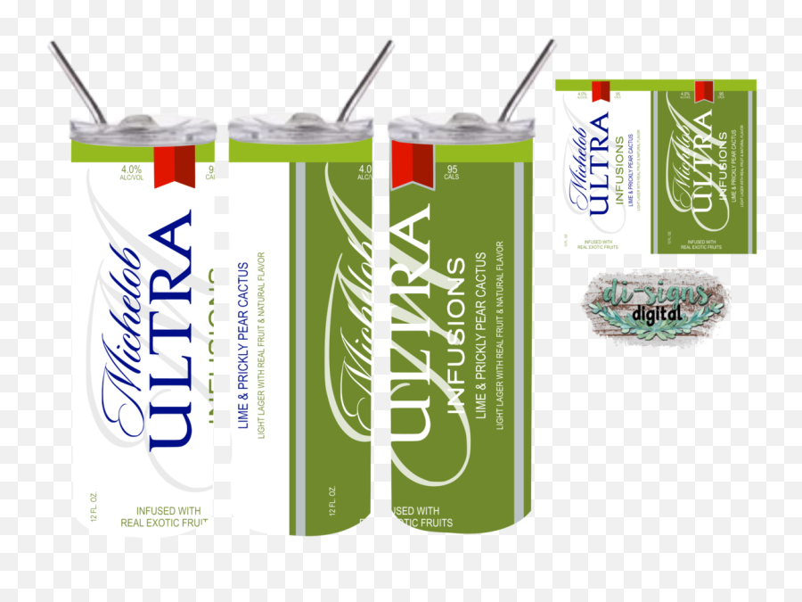 Michelob Ultra Infusions Lime Digital Image For Skinny Tumblers Sublim Emoji,Michelob Ultra Logo