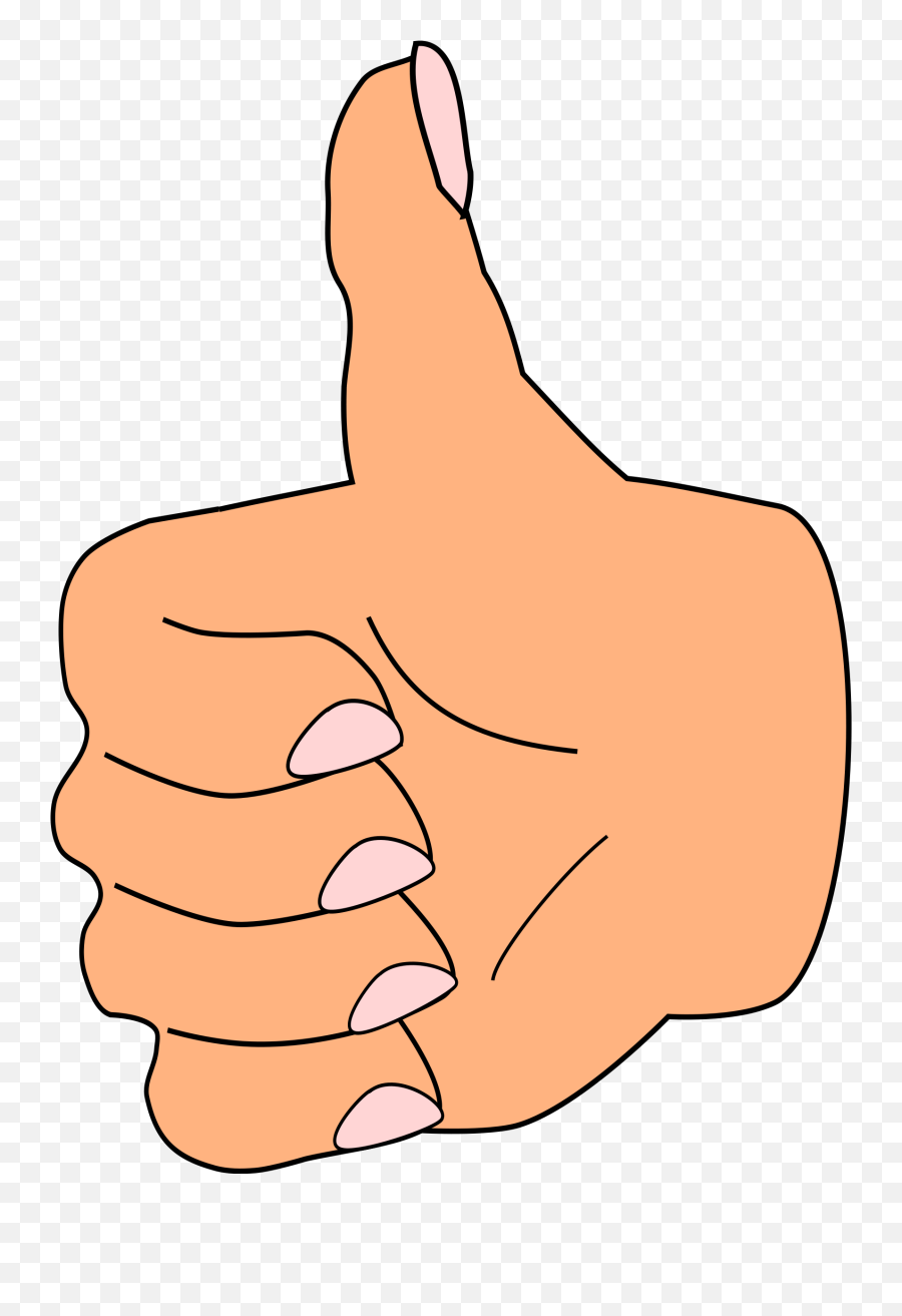 Thumb Up Clipart Free Image - Thumbs Up Png Emoji,Thumbs Up Clipart