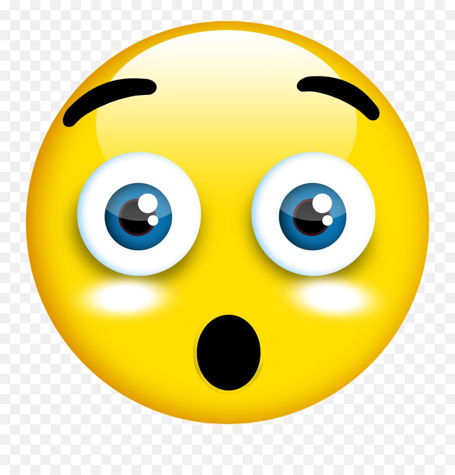 Shocked Emoji Clipart - Happy,Shocked Emoji Png