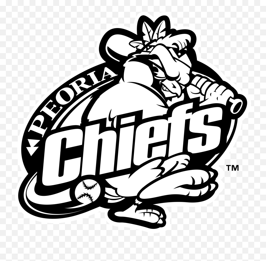 Peoria Chiefs Logo Png Transparent - Peoria Chiefs Emoji,Chiefs Logo Png