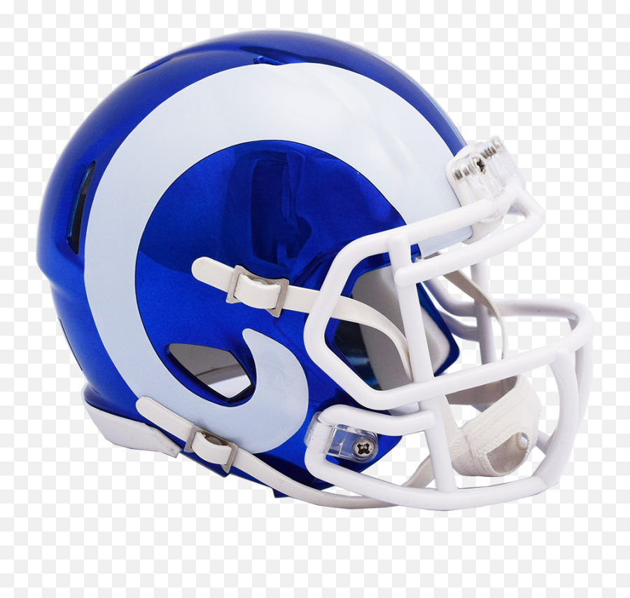 Riddell - Los Angeles Rams Helmets Full Size Png Download Football Helmet Emoji,La Rams Logo Png