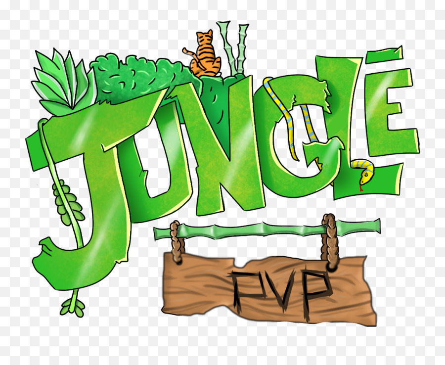 Junglepvp - Minecraft Factions Server Logo Emoji,Minecraft Server Logo