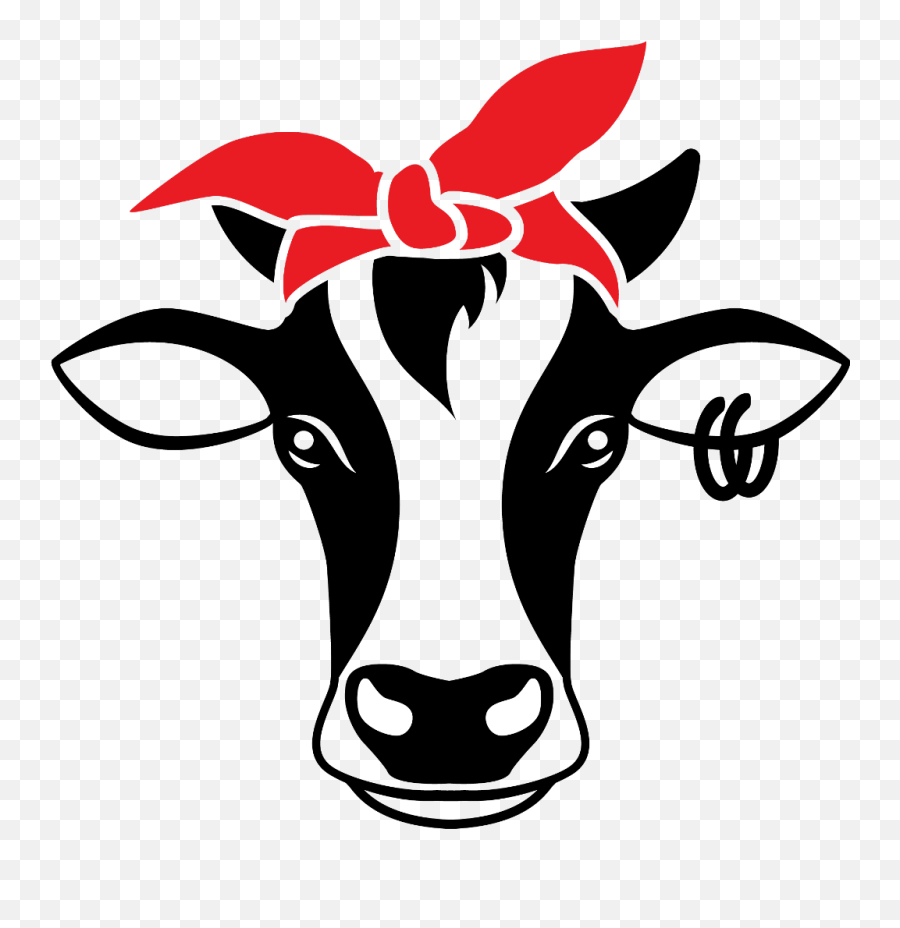 Cows Cow Cartoons Cartoon Betsy Clipart - Clipart Cow With Bandana Svg Emoji,Cow Head Clipart