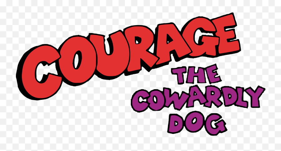 Courage The Cowardly Dog Logo - Courage The Cowardly Dog Logo Transparent Emoji,Dog Logo