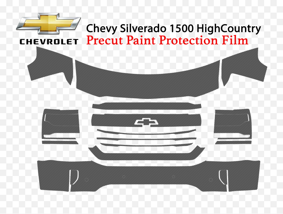 Automotive Front Kit Precut Paint Protection Film Fits - Chevrolet Emoji,Chevy Logo Wallpapers