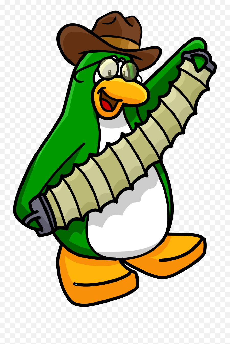 Drum Sticks Clipart Club Penguin - Club Penguin Petey Full Club Penguin Accordion Emoji,Drumsticks Clipart
