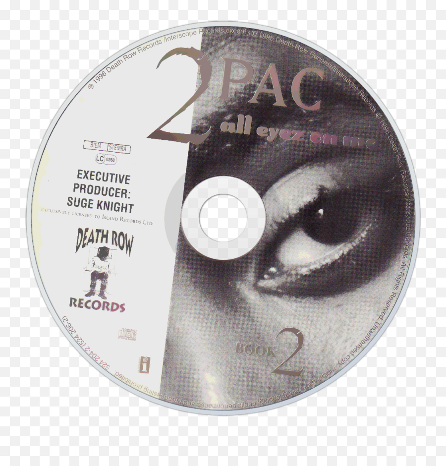 Album 1996 - All Eyez On Me Album Cd Emoji,Death Row Records Logo
