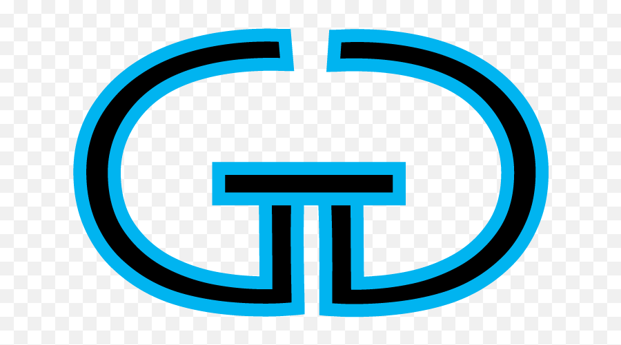 G - 2 Blue Black Outlined Logos Con 2 G Emoji,Monogram Logos