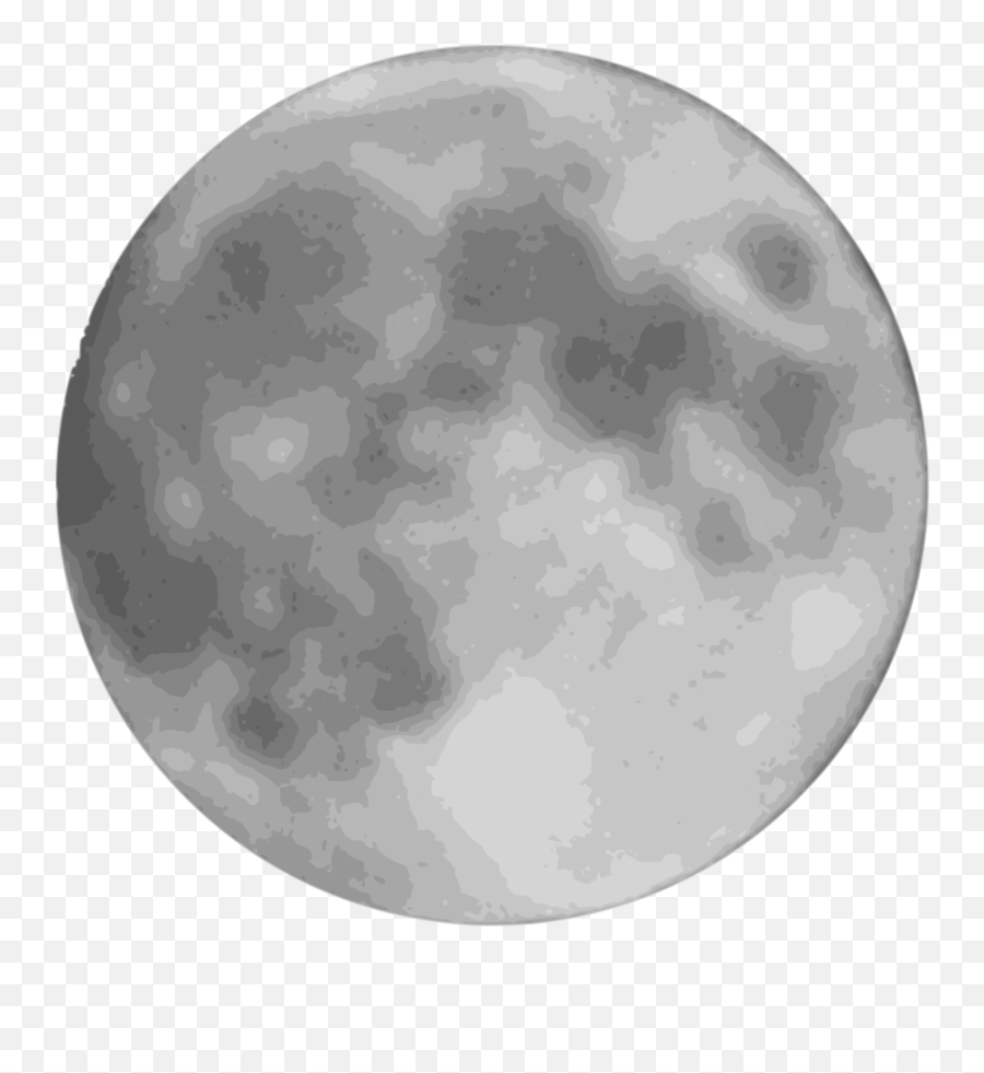 Full Moon Clip Art - Full Moon Cartoon Moon Emoji,Cartoon Moon Png
