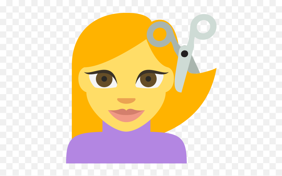 Haircut Emoji Emoticon Vector Icon - Emojis Con Pelo Largo Png,Haircut Clipart