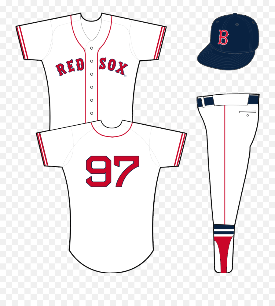 Boston Red Sox Home Uniform - For Baseball Emoji,Redsox Logo