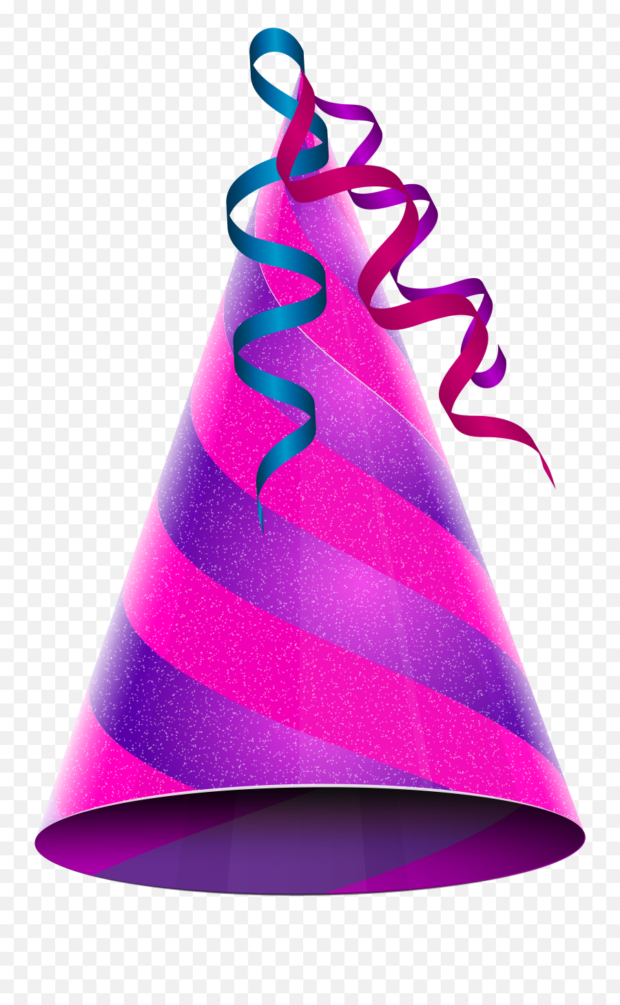 Birthday Hat Clipart Purple - Birthday Hat Png Transparent Emoji,Birthday Hat Png