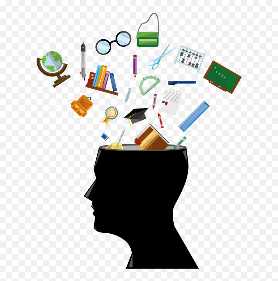 Download Concept Human Mind Creativity - Creative Thinking Brain Png Emoji,Communication Png